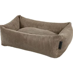 Wooff Cocoon Rib Taupe - Hondenmand