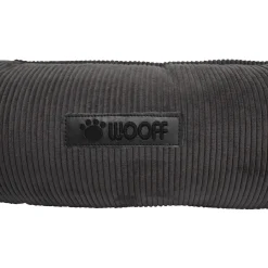 Wooff Cocoon Rib Velours Antraciet - Hondenmand
