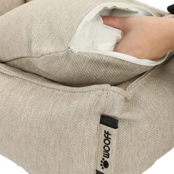 Wooff Mand Cocoon Nano Smoke - Hondenmand