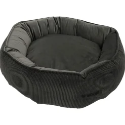 Wooff Mand Cocoon Rib/Velours Antraciet - Hondenmand