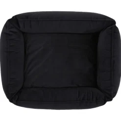 Wooff Mand Cocoon Velours Zwart - Hondenmand