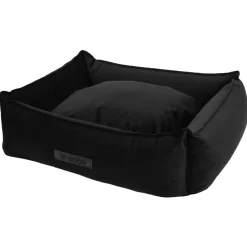 Wooff Mand Cocoon Velours Zwart - Hondenmand