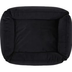 Wooff Mand Cocoon Velours Zwart - Hondenmand