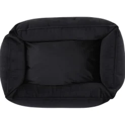 Wooff Mand Cocoon Velours Zwart - Hondenmand