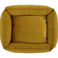 Wooff Mand Cocoon Velours Oker - Hondenmand