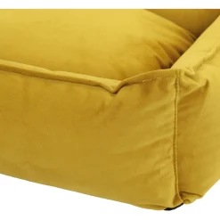 Wooff Mand Cocoon Velours Oker - Hondenmand