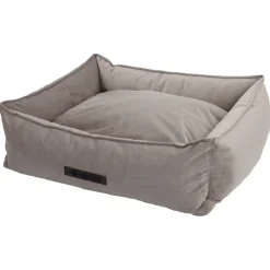 Wooff Mand Cocoon Velours Grijs - Hondenmand