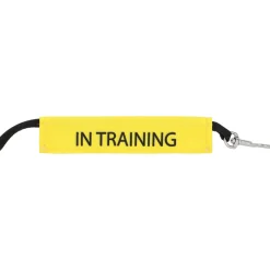 Wooff Riemlabel In Training - Hondensport - 17x7 cm Geel
