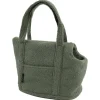 Wooff Transport Bag Teddy - Hondendraagtas - 55x40x32 cm Olijfgroen
