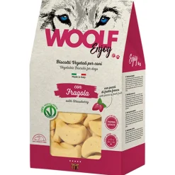 Woolf Earth Enjoy Biscuit - Hondensnacks - Aardbei 400 g