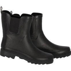 Xq Footwear Chelsea Regenlaars Rubber Zwart - Laarzen