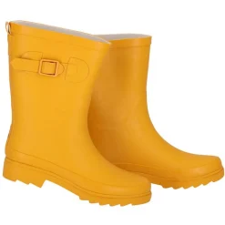 Xq Footwear Dames Regenlaars Riem Rubber Oker - Laarzen