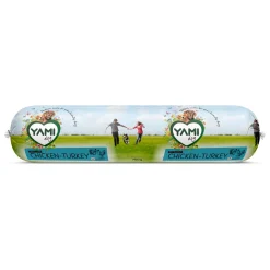 Yamipets Worst - Hondenvoer - Kip Kalkoen 750 g