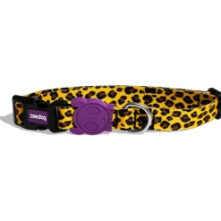Zee.Dog Halsband Honey Geel&Zwart - Hondenhalsband