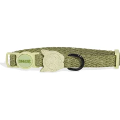 Zee.Dog Moss Halsband Kat - Kattenhalsband - 20-30x1.0 cm Lichtgroen One Size