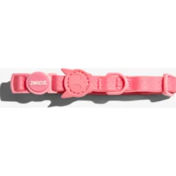 Zee.Dog Neopro Bubblegum Halsband Kat - Kattenhalsband - Pink 20-30x1.0 Cm