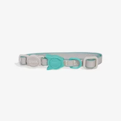 Zee.Dog Neopro Tidal Halsband Kat - Kattenhalsband - 20-30x1.0 cm Grijs One Size
