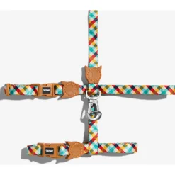 Zee.Dog Phantom Harnass + Lijn - Kattenharnas - 20-30x1.0 cm Multi-Color One Size