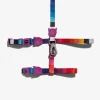 Zee.Dog Prisma Harnass + Lijn - Kattenharnas - 20-30x1.0 cm Multi-Color One Size