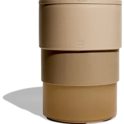 Zee.Dog Verstelbare Voerbak Sand - Hondenvoerbak - Ø20.2x30 cm Zand