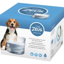 Zeus Drinkfontein - Hondendrinkbak - Ø23.5x22 cm 1.5 l Wit