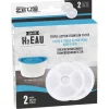 Zeus Filter Drinkfontein - Hondendrinkbak - 17.5x14.5x4 cm Wit 2 stuks