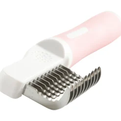 Zolux Anah Cat Getande Kam - Kattenvachtkam - 6x2.5x18 cm Pink Wit For Cat. Long Coats