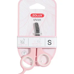 Zolux Anah Cat Nageltang - Kattennagelschaar - 7x0.8x10.5 cm Pink Wit For Small Cats S
