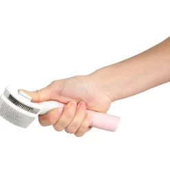 Zolux Anah Cat Retro Slicker Small - Kattenvachtborstel - 7.5x5x17.5 cm Pink Wit S