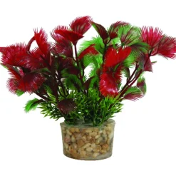 Zolux Kunstplanten Op Grind - Aquarium - Kunstplant - Assorti per stuk Small