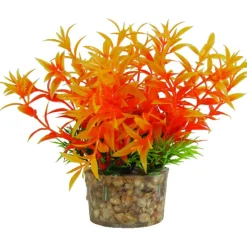 Zolux Kunstplanten Op Grind - Aquarium - Kunstplant - Assorti per stuk Small