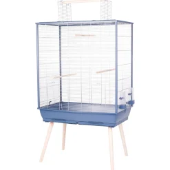 Zolux Neolife 80 Xl Vogelkooi - Vogelverblijven - 81x48x152 cm Blauw Xl