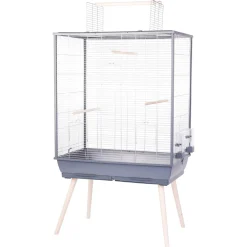 Zolux Neolife 80 Xl Vogelkooi - Vogelverblijven - 81x48x152 cm Grijs Xl