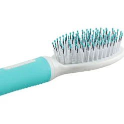 Zolux Puppy Borstel - Hondenvachtborstel - 5.5x3.6x21 cm Wit Turquoise Geschikt Voor Langhaar