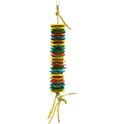 Zoo-Max Kooky Tower - Vogelspeelgoed - 218 g Rood Blauw Oranje
