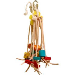 Zoo-Max Spiddy - Vogelspeelgoed - 109 g Rood Blauw Oranje