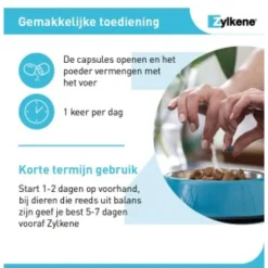 Zylkene Capsule 225 Mg - Anti stressmiddel - 225 mg 30 caps Voor Middelgrote Honden (10-30 Kg)