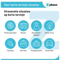 Zylkene Capsule 75 Mg - Anti stressmiddel - 75 mg 30 caps Voor Katten En Kleine Honden (< 10 Kg)